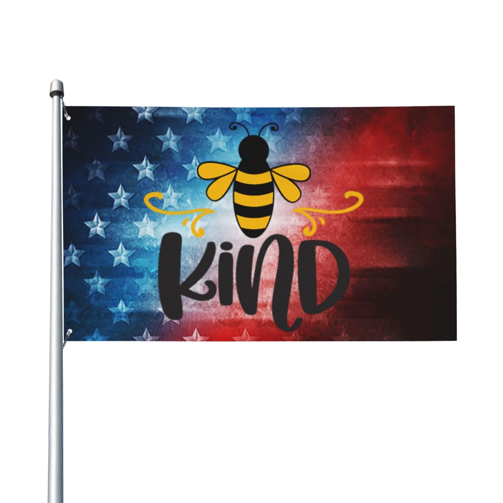 3x5 Ft Flags Bee kind, be kind anti bullying day orang Flag Garden flag House Flag Banner Tapestry Outdoor Yard flag With 2 Grommets