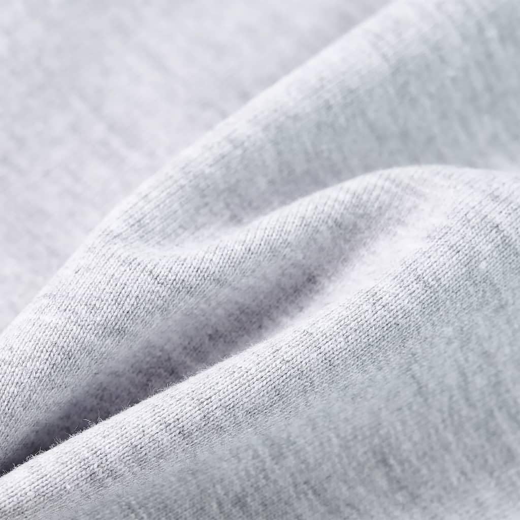 Felpa con cappuccio per bambini con chiusura lampo, blu scuro melange, 80% cotone, taglia per bambini, con polsini a costine, due tasche, maglione quotidiano per scuola, tempo libero e