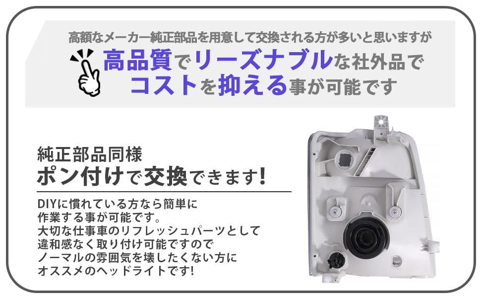 Amazon | キャリー DA63T スクラム DG63T ヘッドライト ヘッドランプ