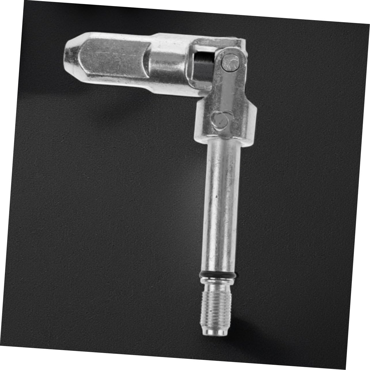 Accessori per Cric Idraulico per Auto 3pezzi Acciaio Argento | Albero Snodo Regolabile, Asta Controllo Discesa, Officina e Applicazioni Meccaniche