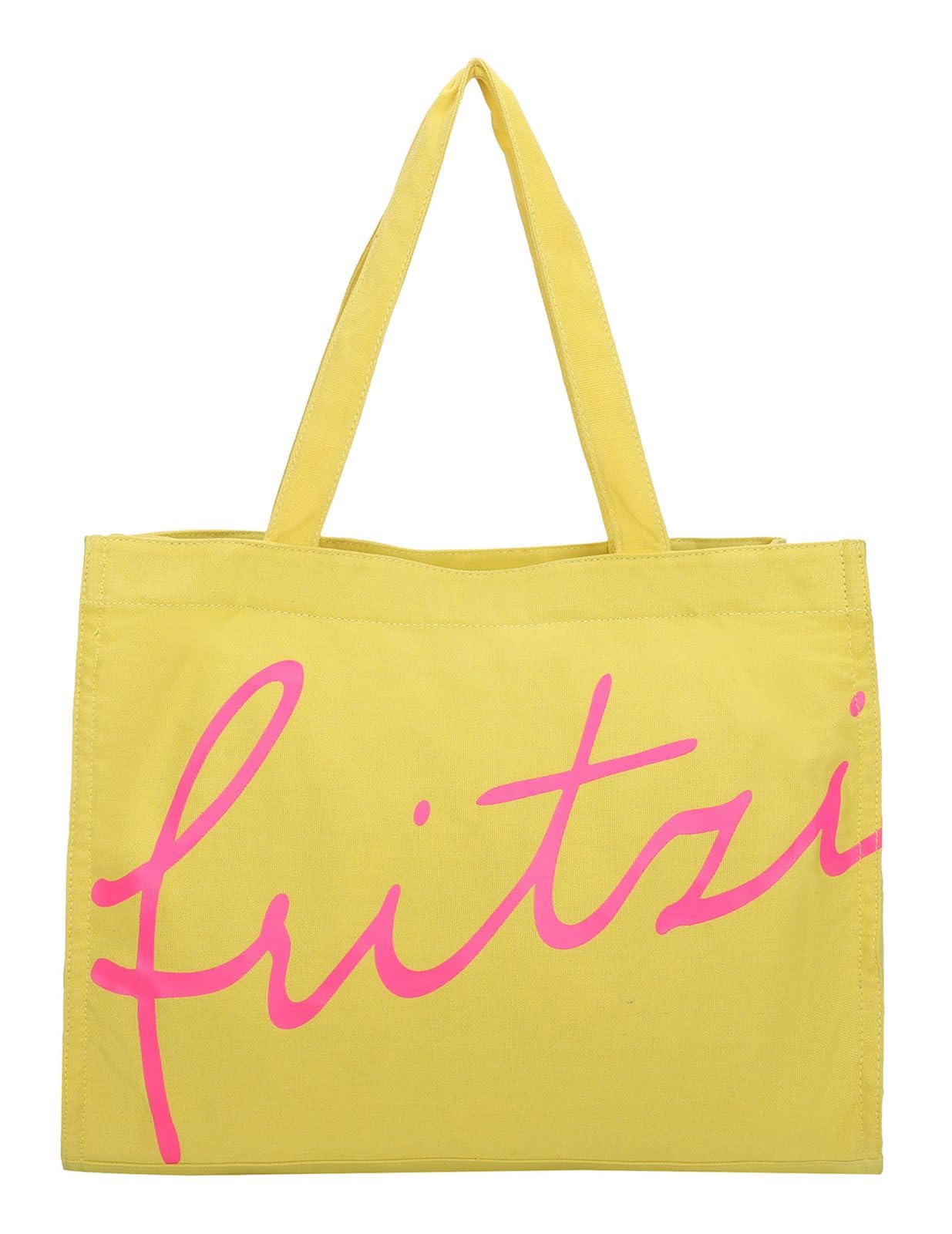 Fritzi aus Preussen Schultertasche Easy 01 Canvas Shopper Yellow gelb