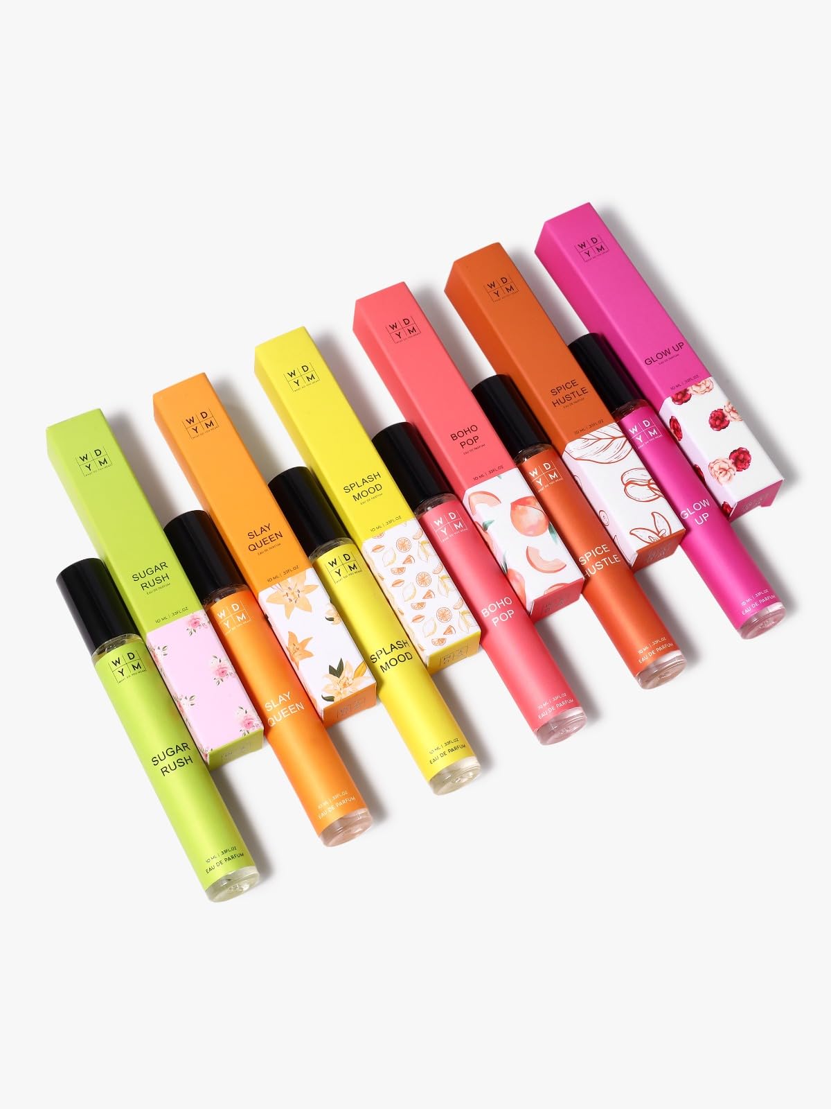 WDYM What Do You Mean Perfume Gift Box | Sugar Rush, Slay Queen, Splash Mood, Spice Hustle, Boho Pop & Glow Up Each 10ML | Luxury Eau De Parfum Collection | Signature Fragrance Gift | 60ML-image-11