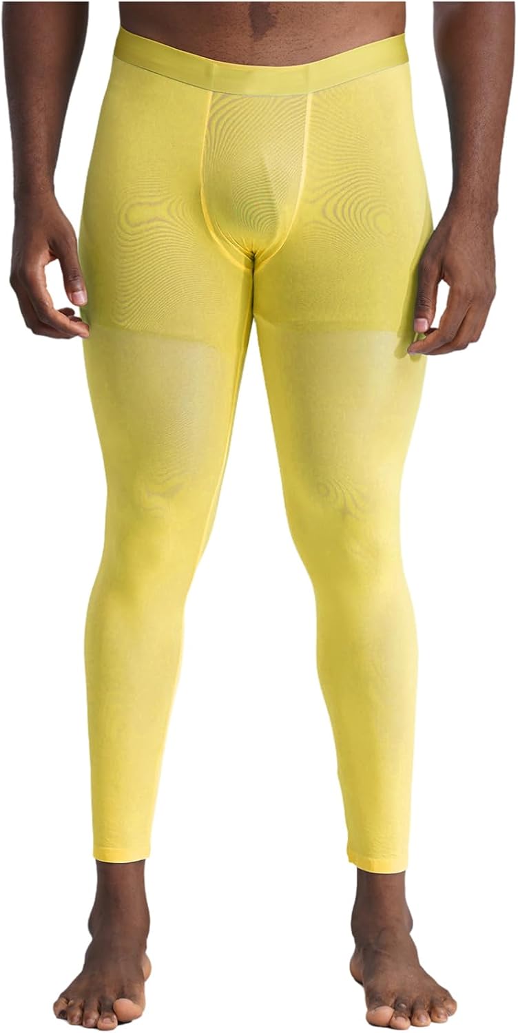 Herren Strumpfhose Mit Bulge Pouch - Bequeme Nylon-Strumpfhosen Für Männer