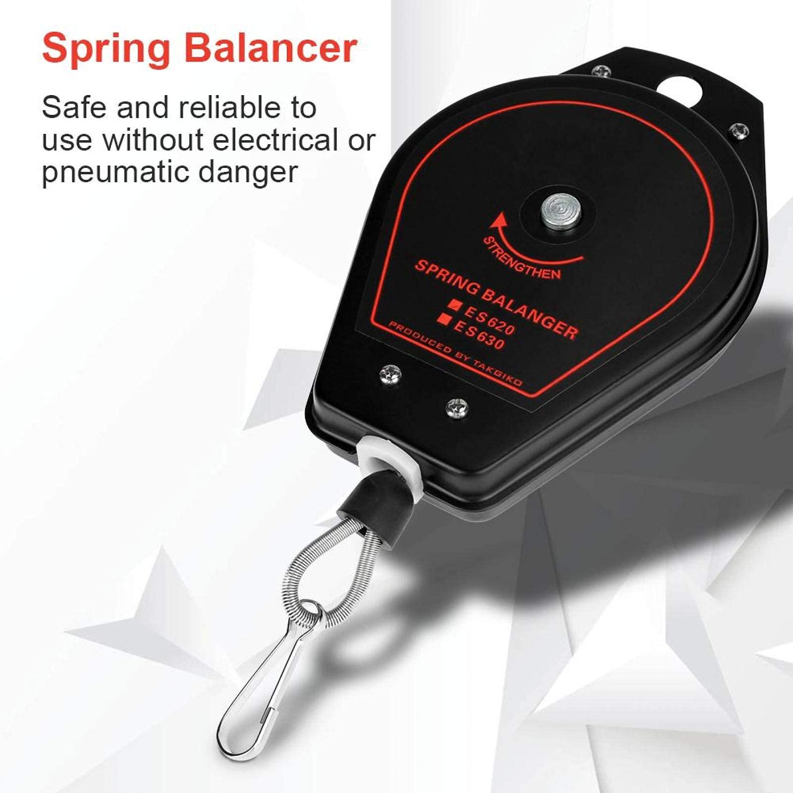 Federzug Spring Balancer – 3-5 Kg, Einziehbarer Edelstahl-Werkzeughalter, Mit Sicherheitsarretierung, Für Montagelinien