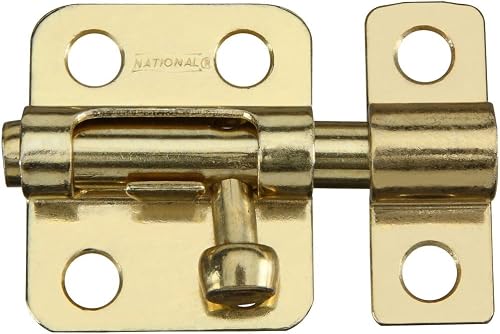 National Hardware N151-266 V833 Window Bolt in Brass,2 Inch