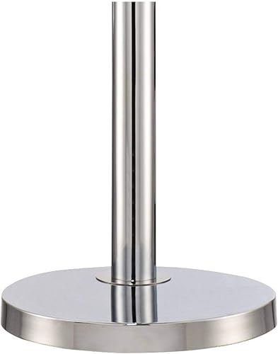 Miniatura 7 de Possini Euro Design Aldo - Lámpara de pie moderna de arco de mediados de siglo con 5 luces LED de 88 pulgadas de alto, pantalla redonda cromada y