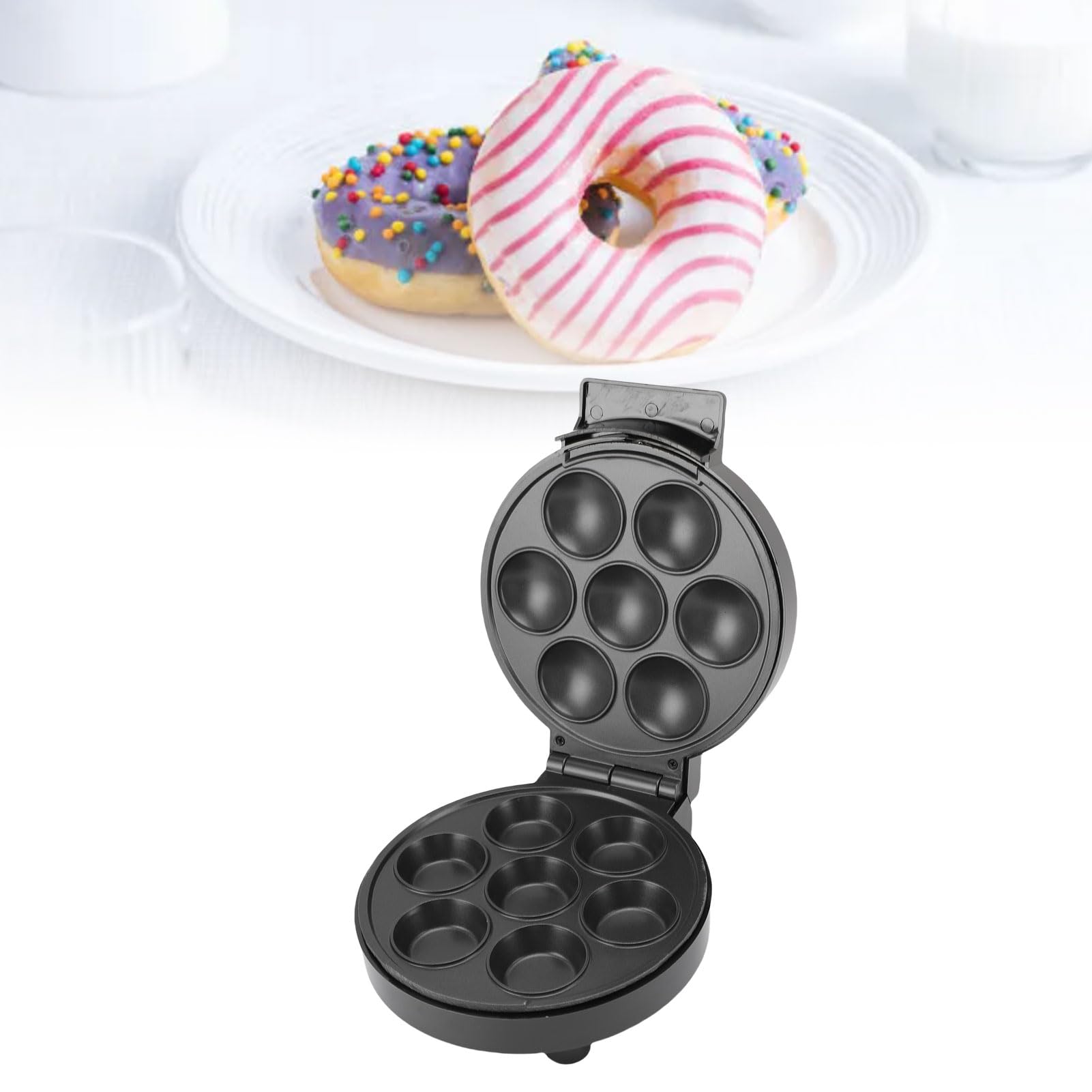 Electric Cake Pop Maker Machine Set, Kraftvoller Kuchen -Pop -Hersteller, Einfaches und Schnelles Backen mit Schokolade, Nüssen, Früchten und Mehr für Familienversammlungen (220V EU-Stecker)