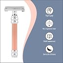 Pearl Shaving Double Edge Butterfly Safety Razor SBF-11 (Rose Gold) made with Brass Metal - Best Shaving Razor for Men | Classic & Traditional shaving Kit for Men | Premium blade razors | Diwali Gift Option gallery image