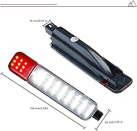 Vista 7 de 4 luces LED para panel de puertas interiores compatibles con Chevy Silverado GMC C/K, Sierra 1500 2500 3500, Suburban, Avalanche, Hum-mer H2 Yukon