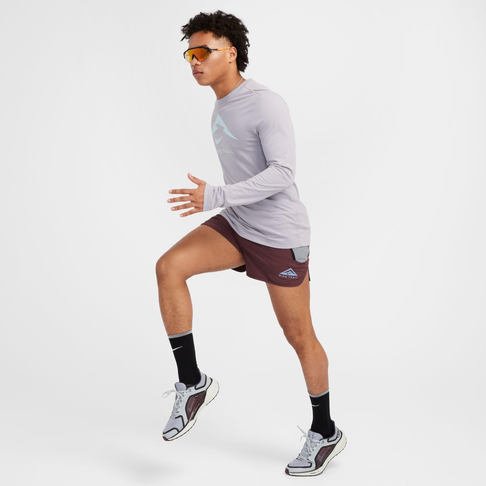NIKE Dri-fit Langärmliges Traillauf-t-Shirt Für Herren Camiseta de Trail Running Hombre
