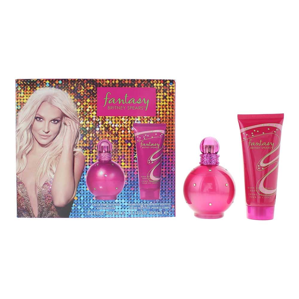 Britney Spears Fantasy, Cofanetto Eau de Parfum e Crema per il corpo, profumo fruttato e gourmande, regalo per donna