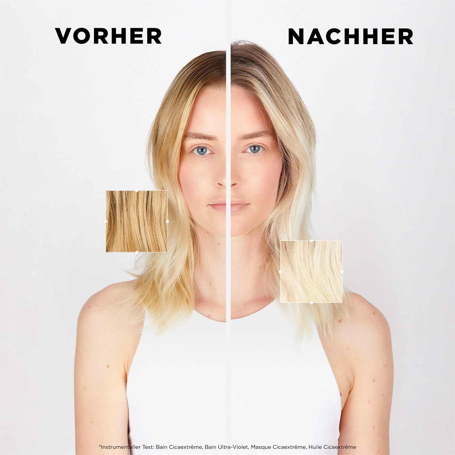 Kérastase, Blond Absolu, Pflegeroutine mit Shampoo sowie Haarspülung (Normalgröße und gratis Probiergröße 75ml) für blondiertes, gesträhntes oder natürlich blondes Haar, Mit Hyaluronsäure