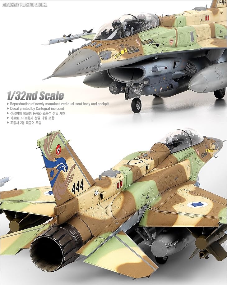 Amazon.com: 아카데미 Academy Hobby Model Kit – 1/32 F-16I Sufa