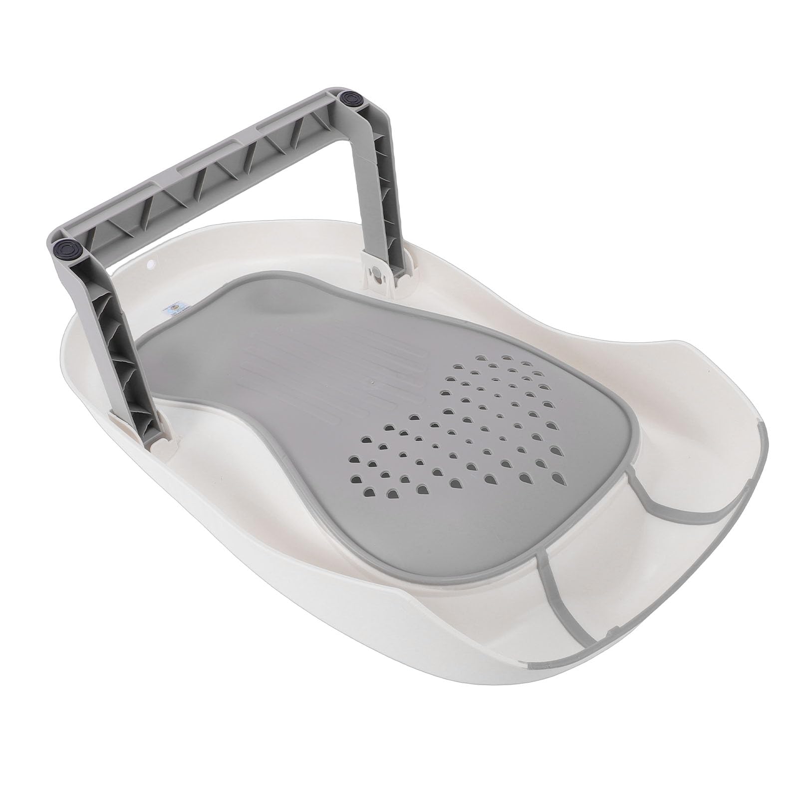 Generic Supporto Portatile per il Bagnetto del Neonato Supporto per il Bagno Facile da Riporre per la Vasca da Bagno, Pratico Accessorio per il Bagnetto del Bambino (GRAY)