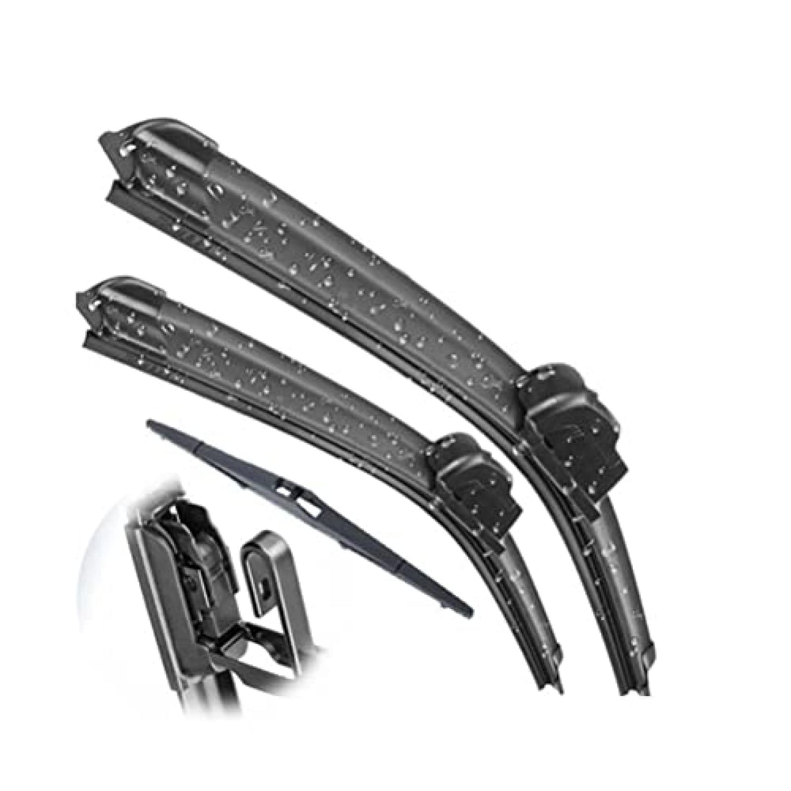 Balais d'essuie-Glace de Pare-Brise de Lunette arrière Avant, pour Toyota, pour RAV4, pour XA30 2005 2006 2007 2008 2009 2010 2011 2012 Car Styling