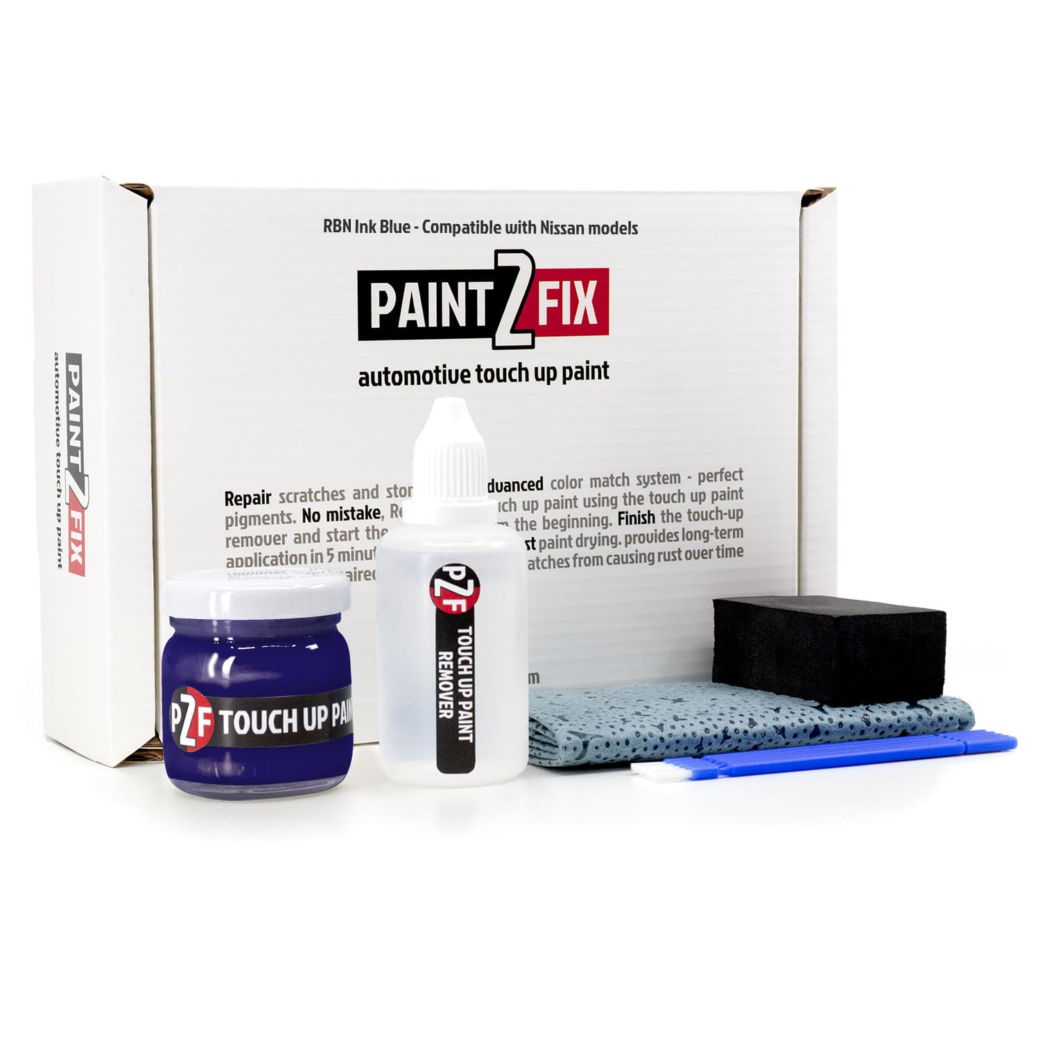 Paint2fix Rbn - Ink Blue Rbn Ink Blue Touch Up Paint Kit - Scratch & Chip Repair Compatible With Nissan