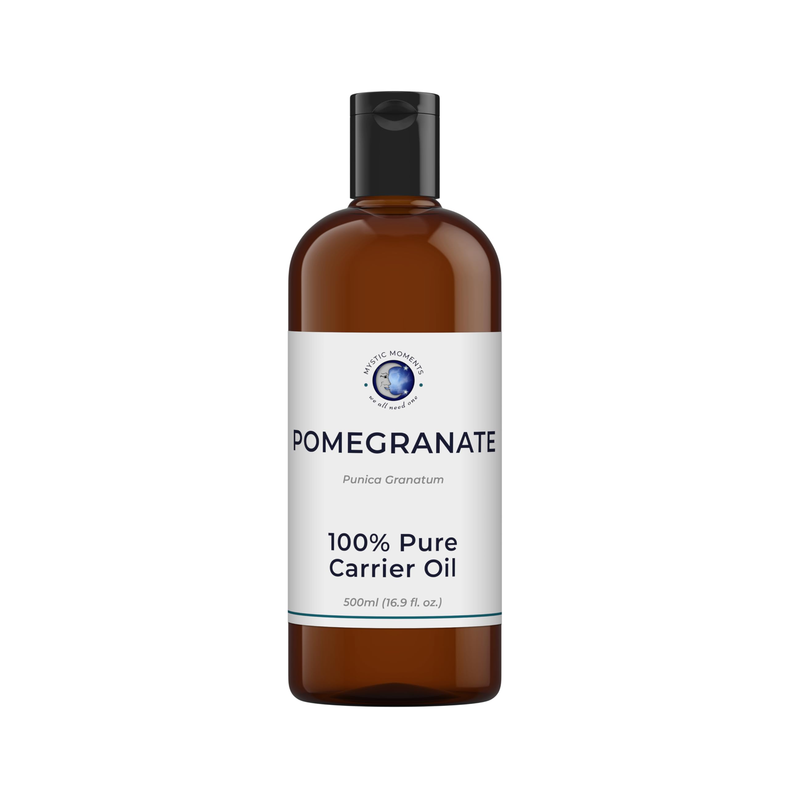 Mystic Moments | Olio vettore di melograno | 1 litro | Olio vettore di melograno per pelle, capelli, massaggio e formule cosmetiche.