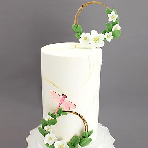 Miniatura 5 de 3 moldes de silicona 3D de libélula y 1 molde de fondant de chocolate con hojas para postres de bricolaje, molde de jabón de chocolate, decoración