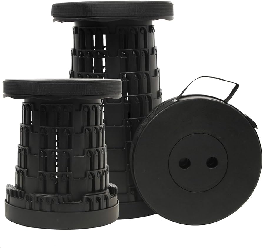 Amazon.com: JAEMEYEM 2025 Collapsible Stool Chair, Max 660lb