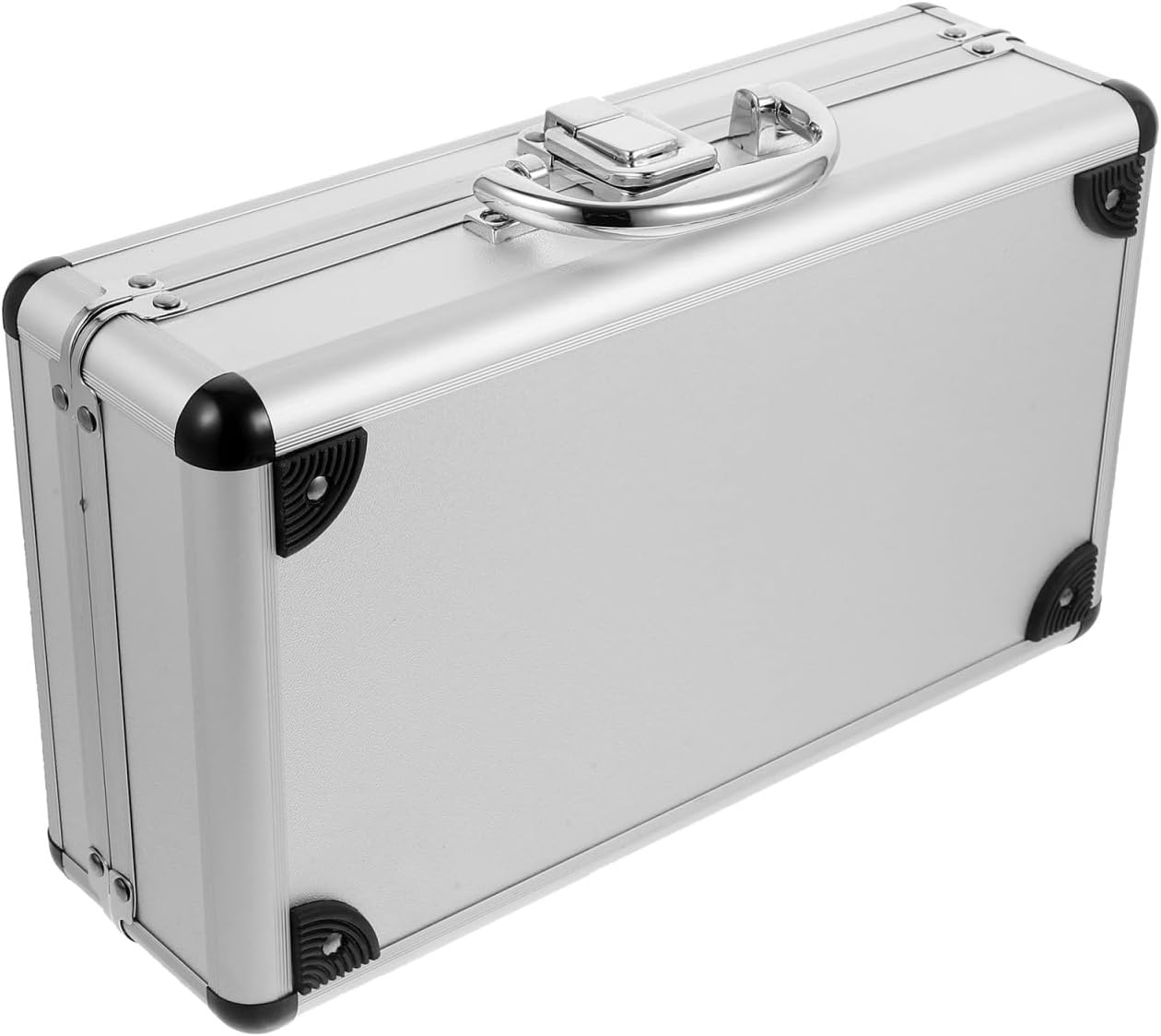 COHEALI Lockable Aluminum Tool Box Carrying Case, 11.8" Hard Shell Briefcase with Handle, Portable Equipment Storage Case for Instruments, First Aid, Medicine & Valuables, Metal Organizer Box