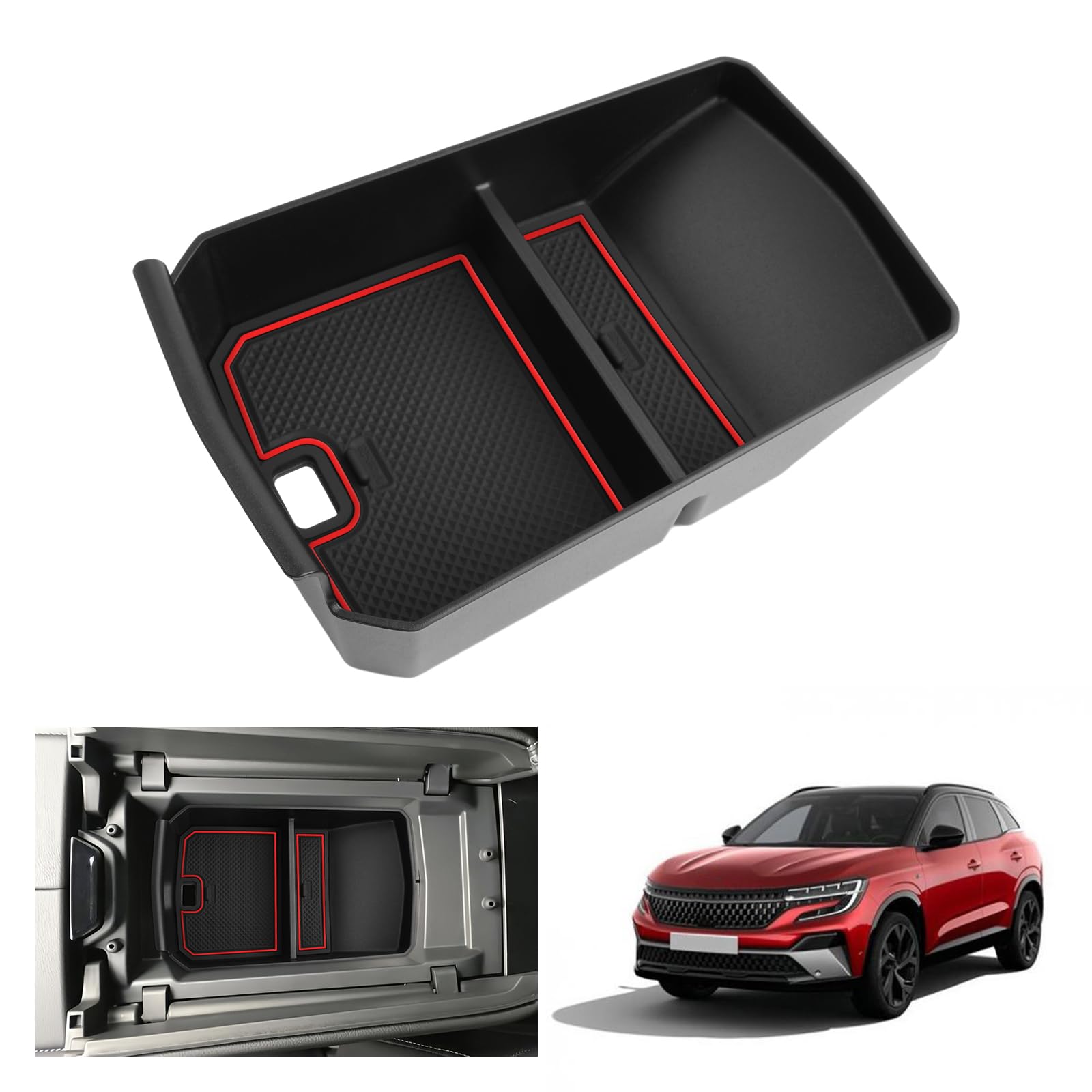 Organiseur Accoudoir Central Pour Renault Austral 2022-2024 - Plateau Rangement Console - 9