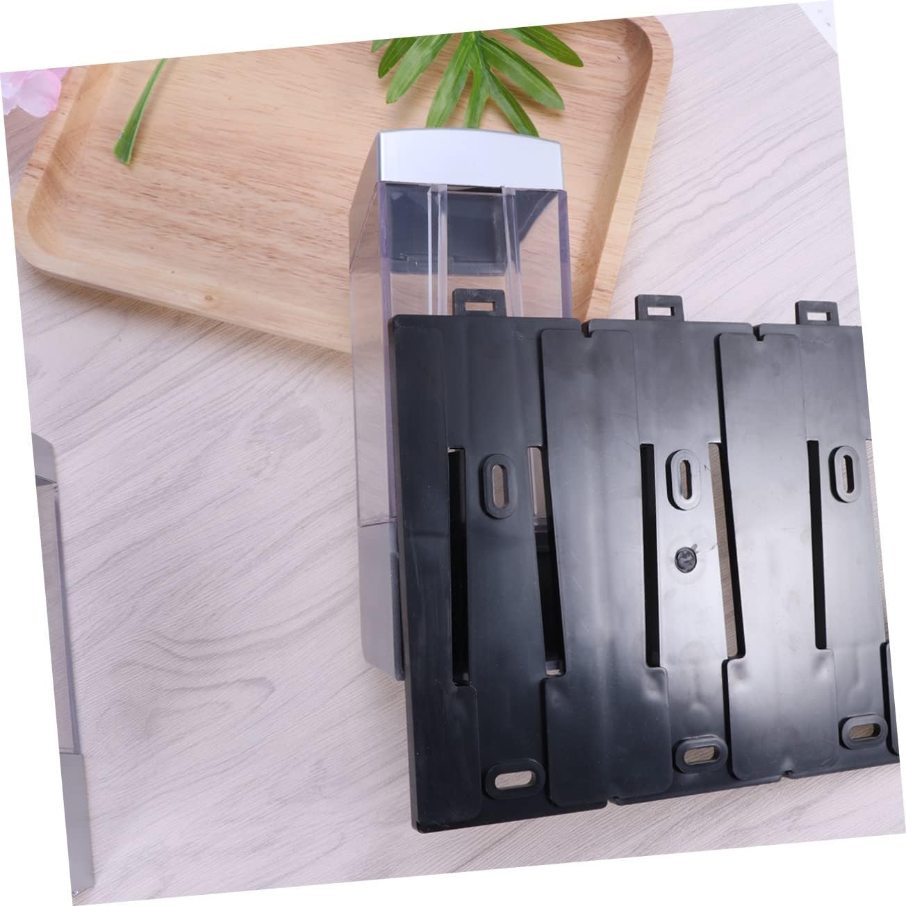 MAGICLULU Wall-Mounted Soap Dispenser Pump with 3 Outlets for Shampoo and Shower Gel Plastic for Bathroom Use