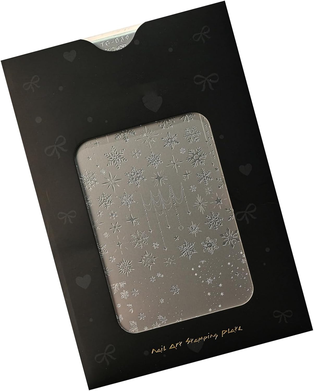 Easy to Use Stylish Patterns Nails Stamping Tool Professional Stainless Steel Craft Plate for Manicure Accessories Stylish Pattern Art Stamping Board