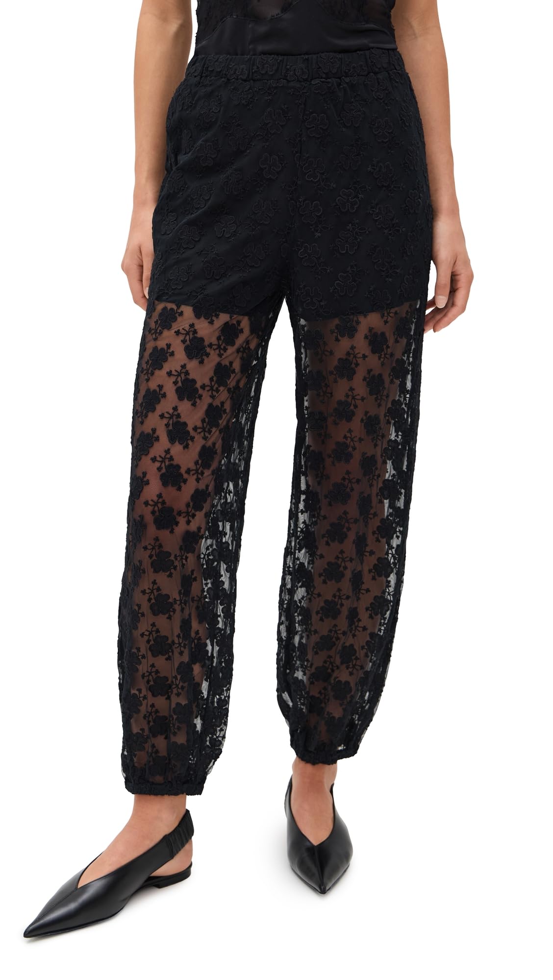 Sea Womens Finn Embroidered Mesh Bubble Pants