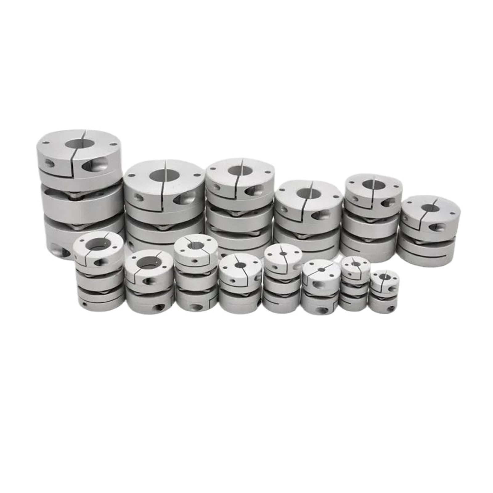 1 szt. Złącze elastyczne ze stopu aluminium D34L45 z podwójną membraną(6x6mm)