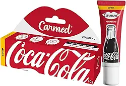 Hidratante Labial Carmed Coca Cola Vermelho 10g
