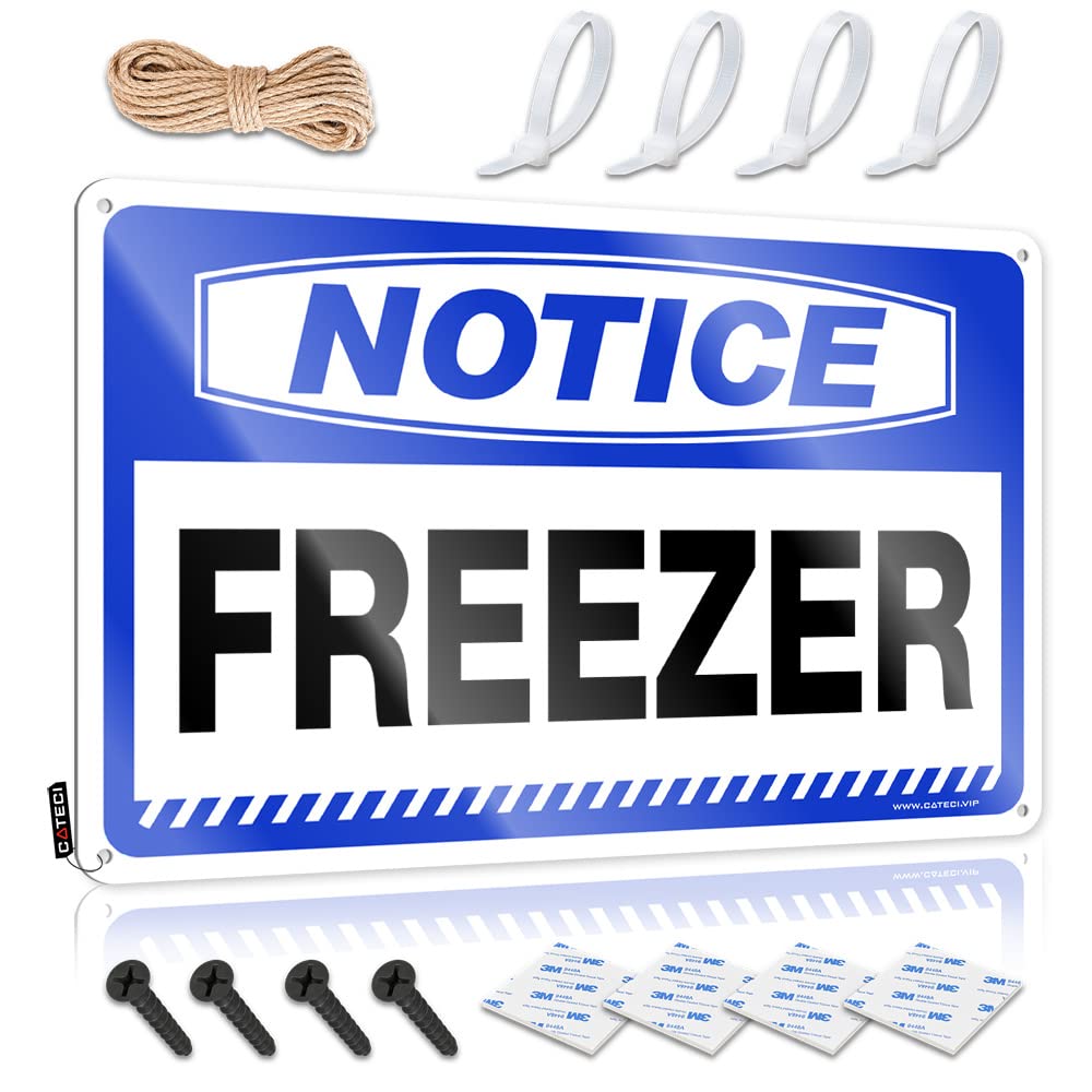 Mwfkkaddb Men's One Color Funny Outdoor Decor Notice Freezer Tin Sign Funnymetal Sign Warning Signs For Bedroom(30X40cm)