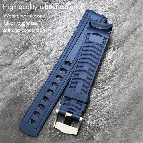 Bracelet silicone de qualité supérieure pour Omega Seamaster 300 - 3