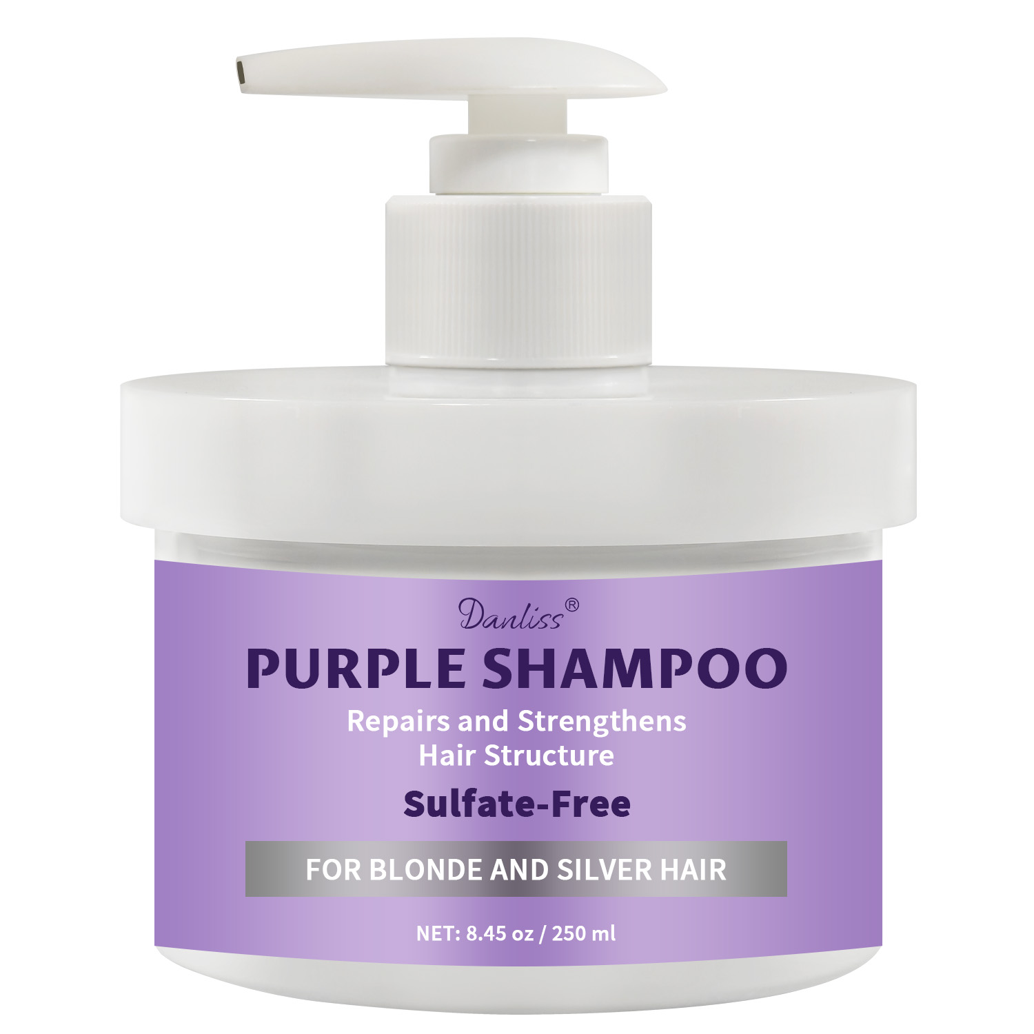 Amazon.com : Danliss Purple Shampoo, Sulfate-Free Brass for Blonde 