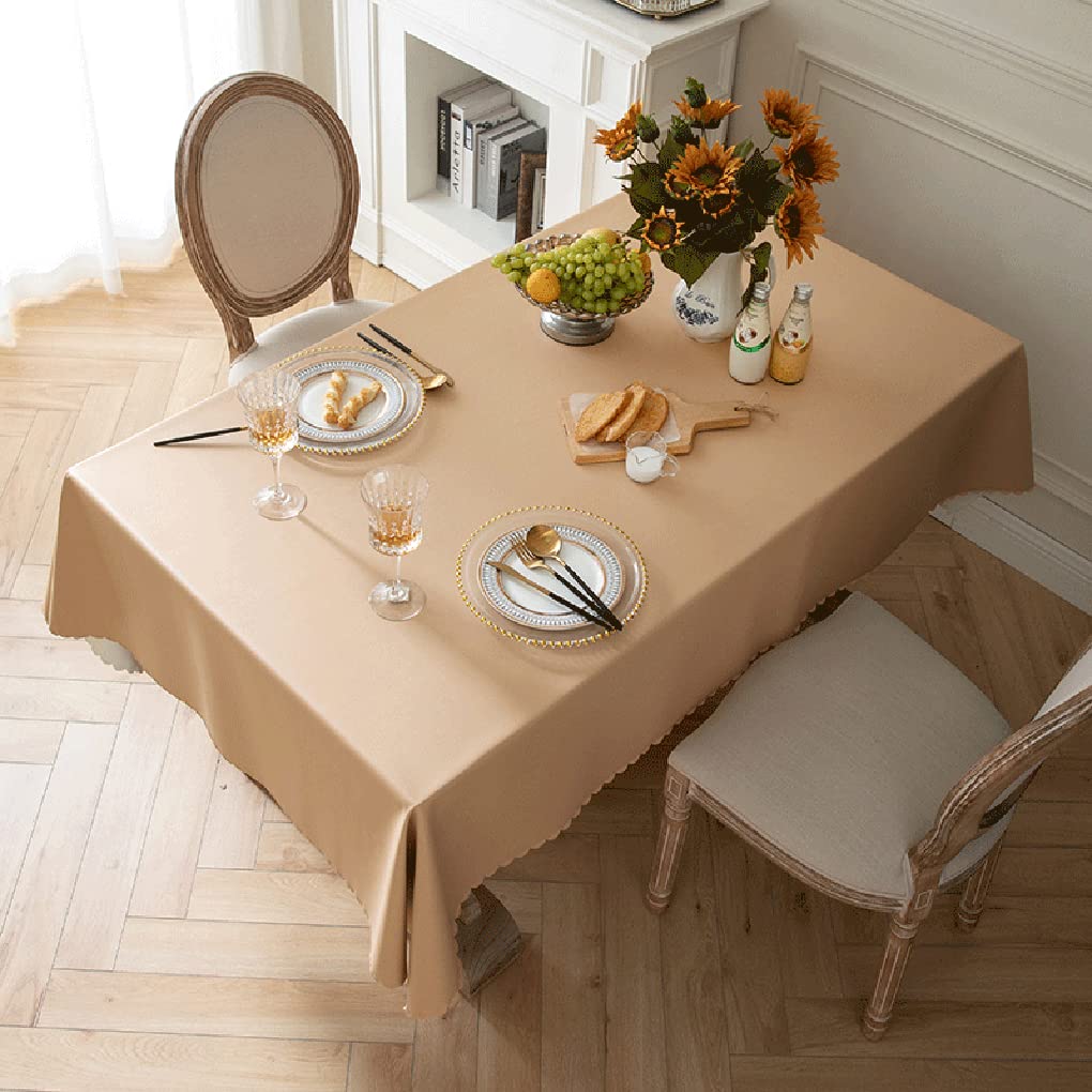 テーブルクロス 長方形 撥水加工 無地 汚れ防止 130x180cm ベージュ Amazon｜テーブルクロス ビニール ベージュ 長方形 135x180㎝ はっ水