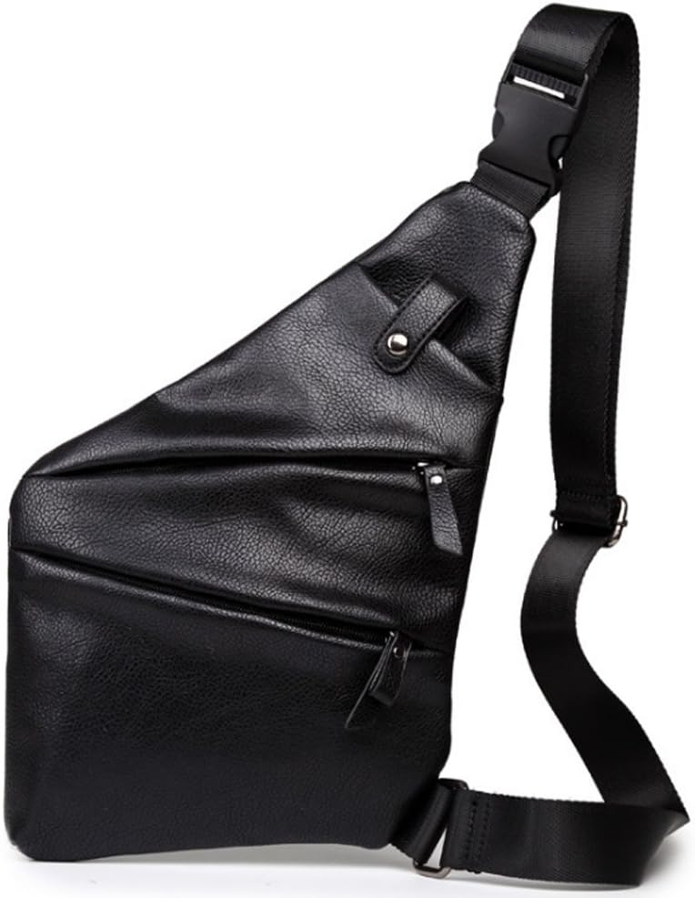 Multipurpose Sling Bags Chest Shoulder Crossbody Messenger Business Gym Sport Travel Hiking School Anti Theft Small Daypack Purse Backpack Black