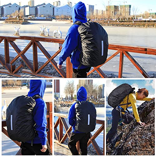 Souke Sports Rucksack Regenschutz – Regenhülle Schultaschen mit Reflektorstreifen Rucksack Wasserdicht für Dunkle Jahreszeit, Wandern und Radfahren - Image 7