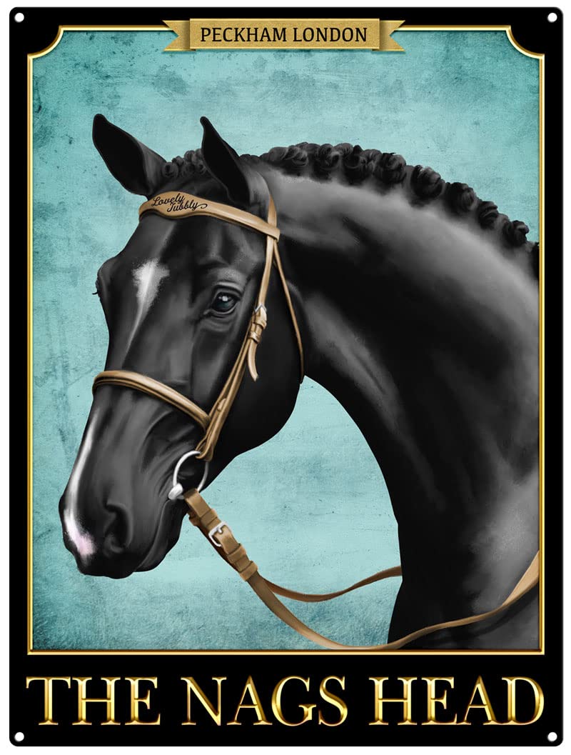 Small (150 x 200mm) Metal Sign - Pub Signs (The Nags Head)