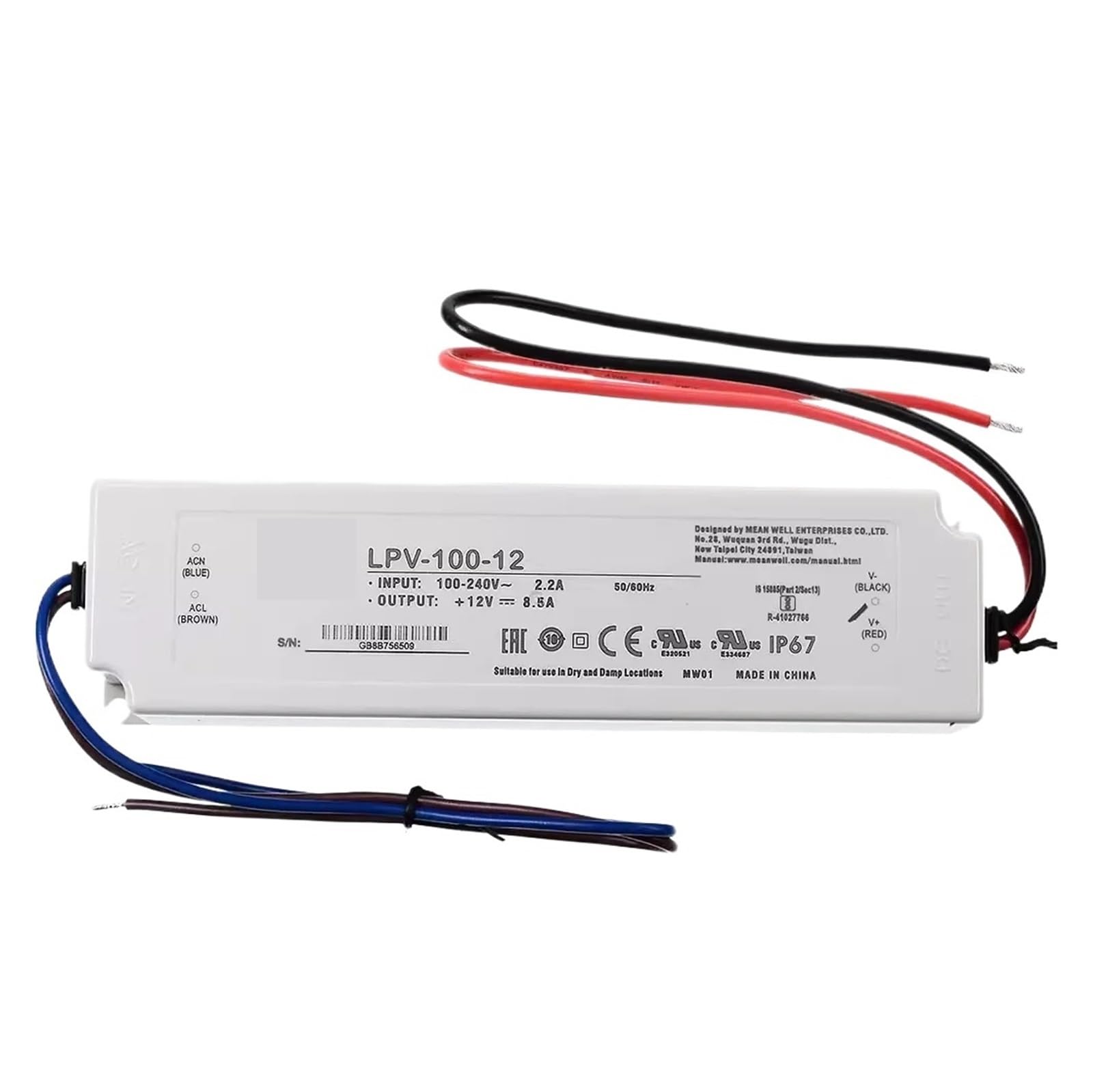 BALYDLUL LPV-100 LPV-100-5 LPV-100-12 LPV-100-24 LPV-100-36 LPV-100-48 100 100W(LPV-100-36V)