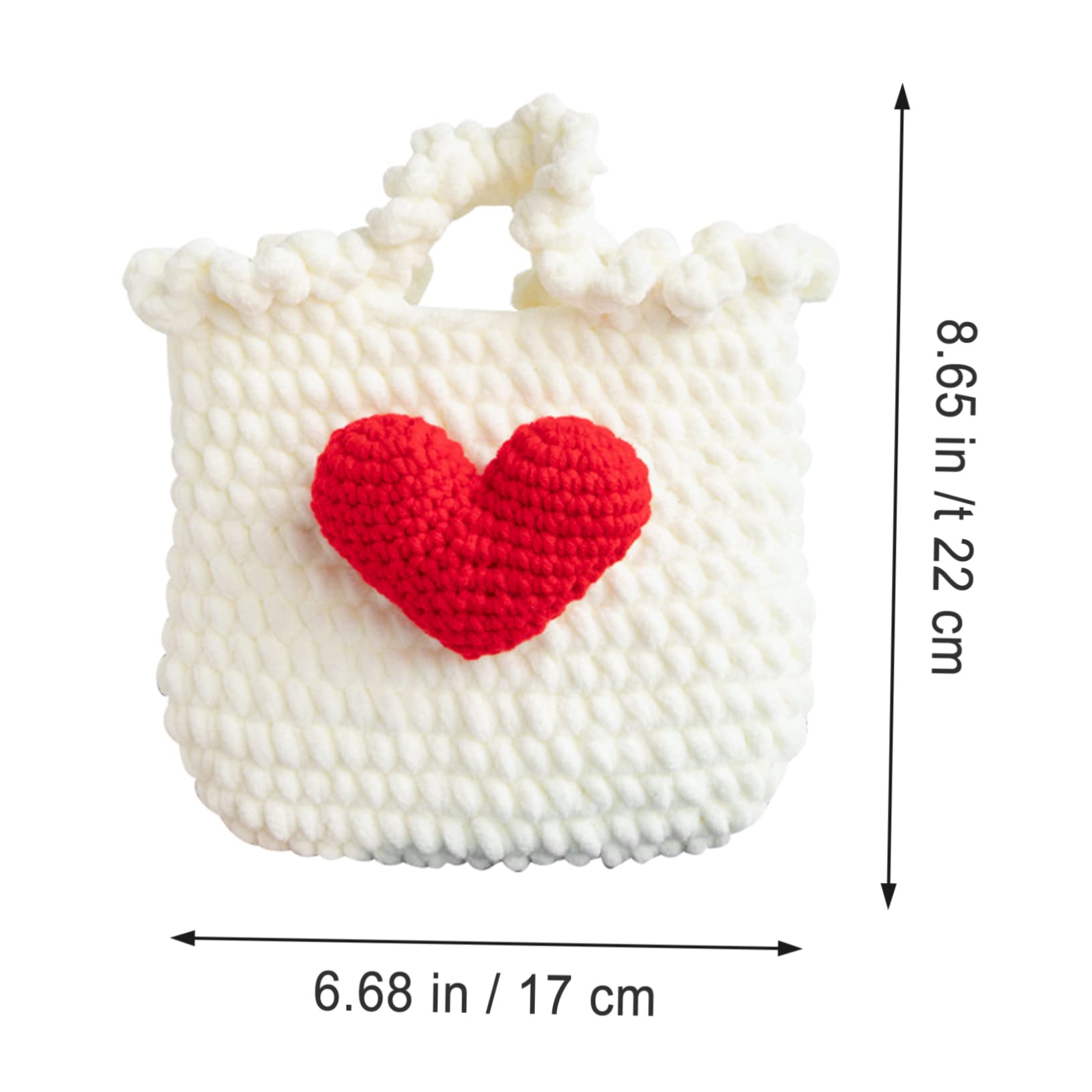 jojofuny Wool Storage Bag Kit Knitting Material Bag Making Kit for Women Mom Wife