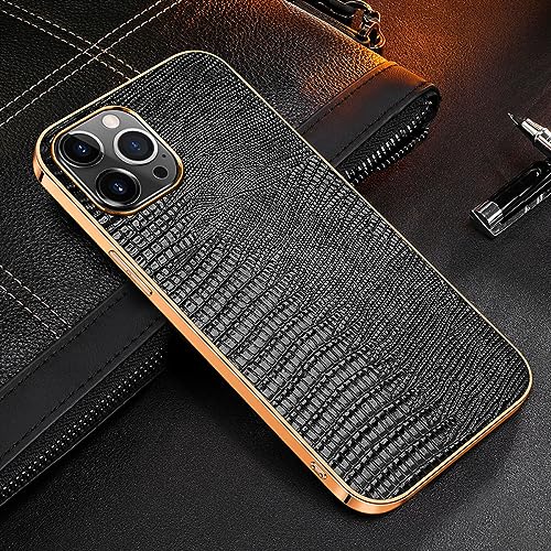 Coque en cuir véritable iPhone 12 Pro étui luxe élégant chic