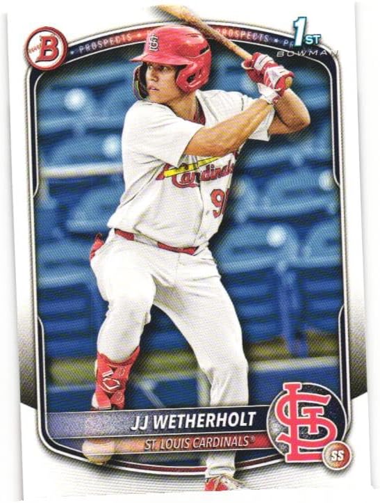 JJ WETHERHOLT 2025 Bowman Prospects 1st #BP-22 Baseball Rookie Card RC St. Louis Cardinals