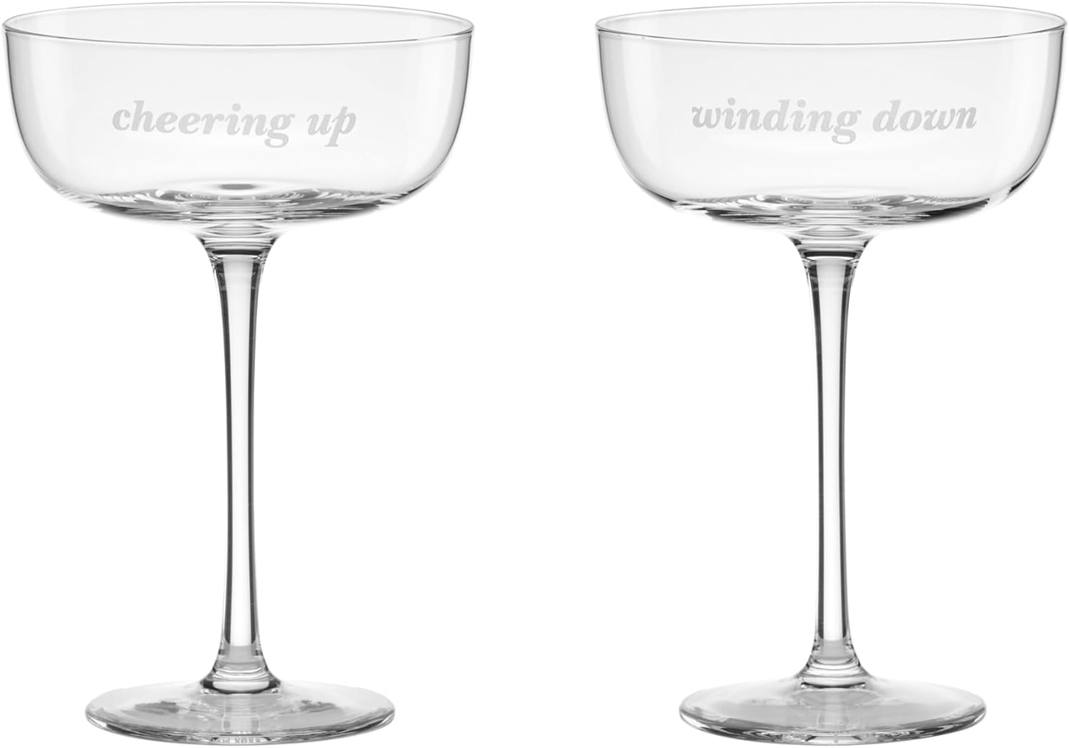 kate spade new york Pour Mine First & Make It Last, Wine Glasses, Set of 2