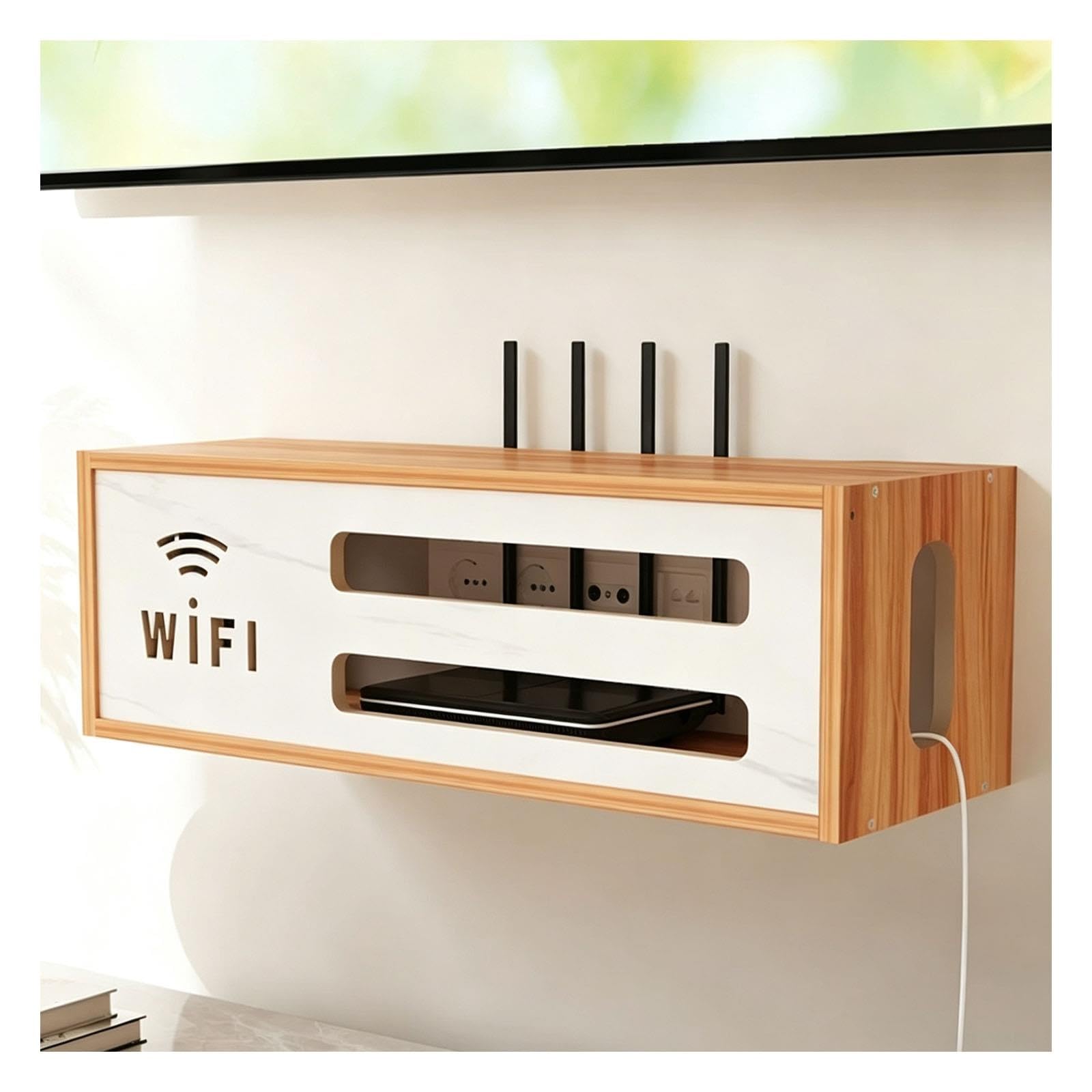 Wandmontierter WLAN-Router-Box-Versteck,WLAN-Aufbewahrungsregal