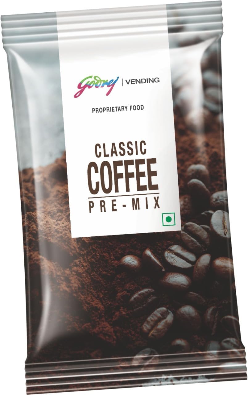 Godrej Vending Classic Coffee Premix Easy to Use Instant Coffee Mix with Caff...