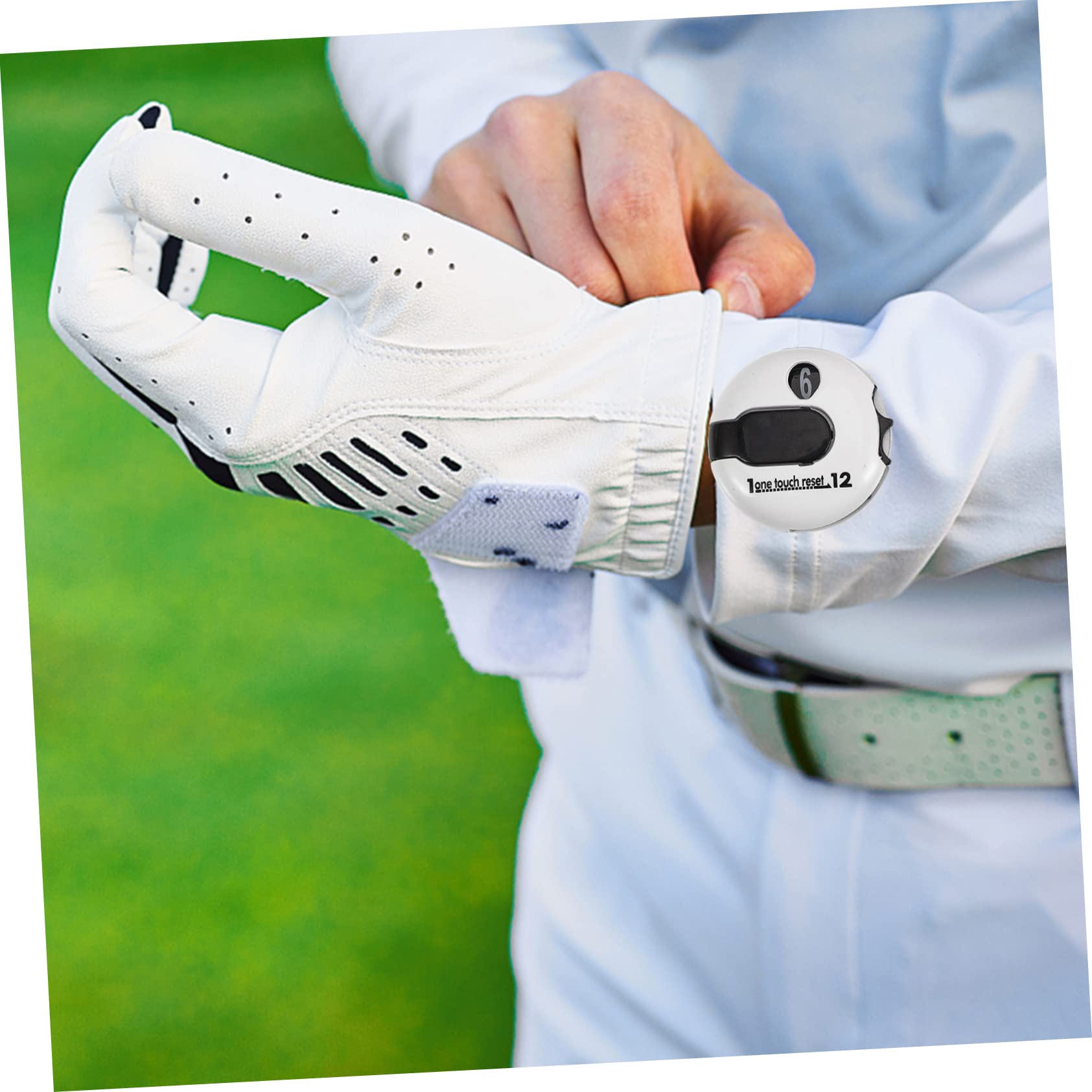 WOONEKY 5stücke Golf Score Counter Clip Tragbarer Golfs Zähler Für Präzise Und Putts Wiederverwendbar Batterien Leicht Und Praktisch Für Golfer Als