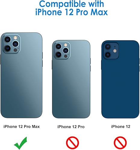 Miniatura 2 de JETech Protector de lente de cámara para iPhone 12 Pro Max de 6.7 pulgadas, vidrio templado 9H, transparente HD, antiarañazos, compatible con