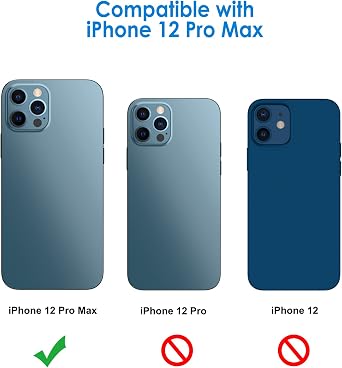 JETech 3 Pack Camera Lens Film for iPhone 12 Pro Max