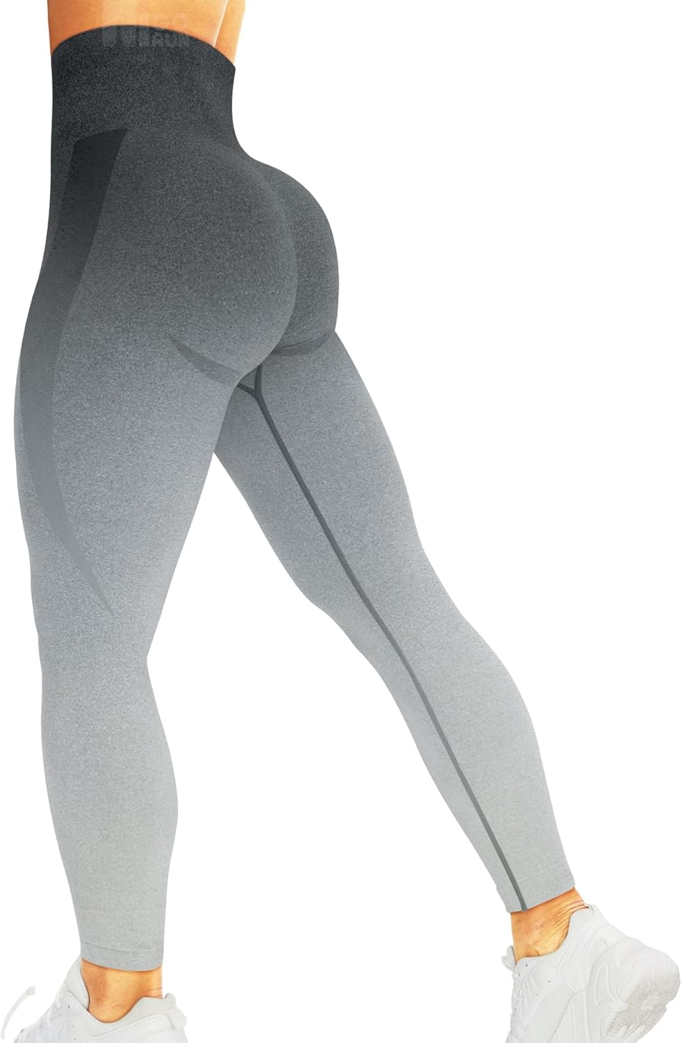 HIGORUN Women Seamless Leggings Smile Contour High Waist Workout Gym Yoga Pants