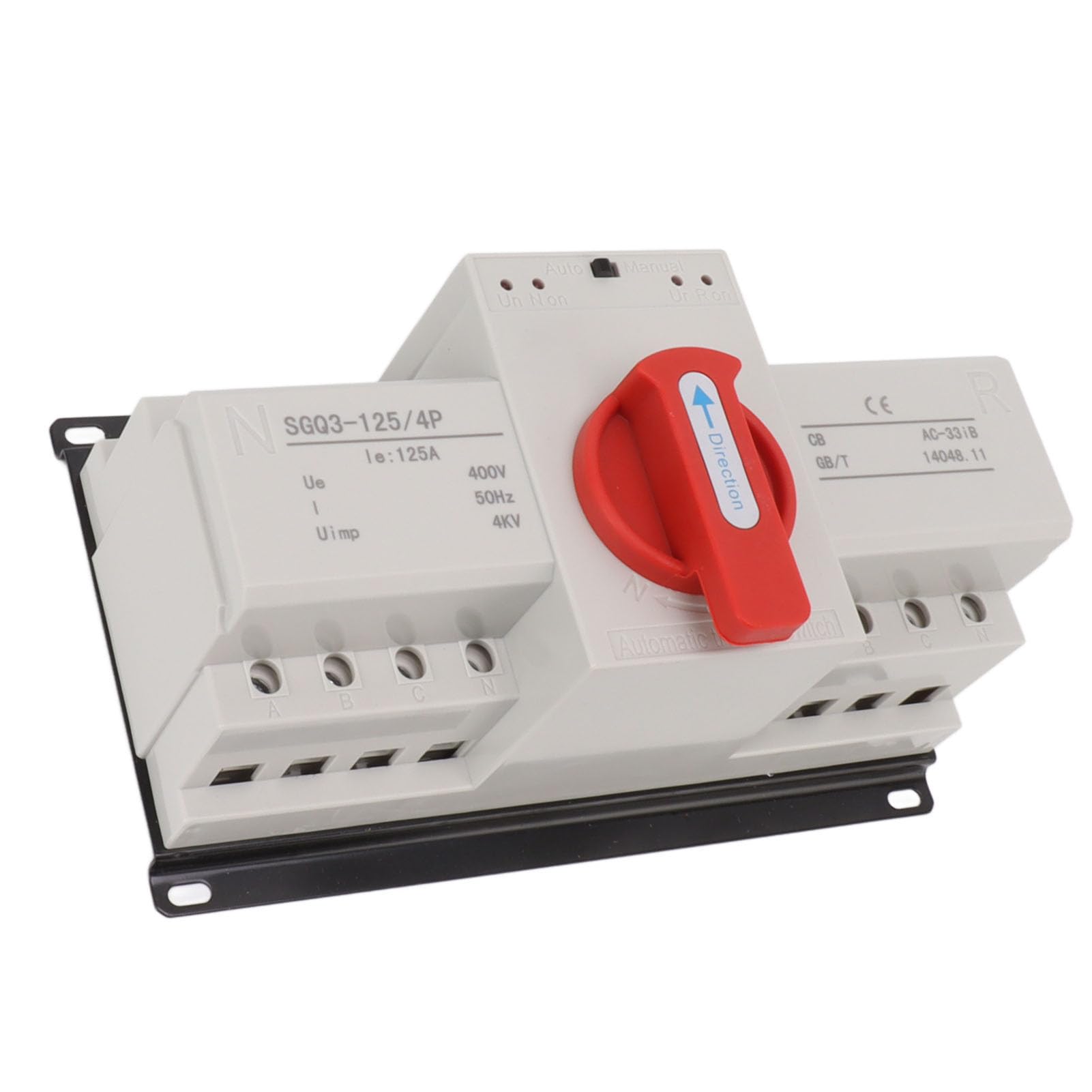Aramox Automatyczny Przełącznik Zasilania 125A 400V PA66, Przełącznik