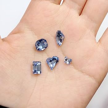 Amazon.co.jp: ネイルパーツ【水色】ブルー 立体 パーツ 3D